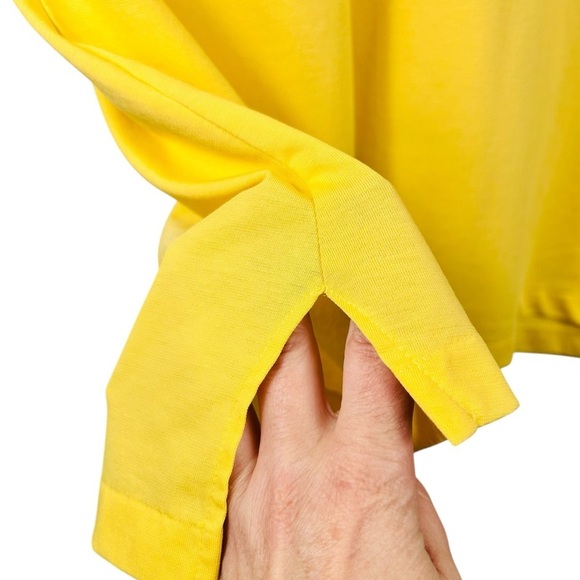 Vintage CornHusker State Games shirt, M-L, short-sleeve yellow collar Retro Coo - Picture 6 of 7